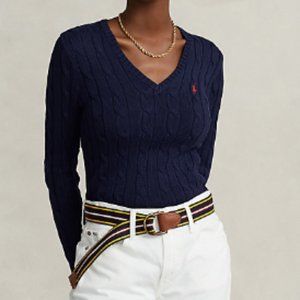 Polo Ralph Lauren - Cable Knit V-Neck